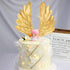 HaiMay 80 Pieces Gold Feathers for Craft Wedding Home Party Decorations, 6-8 Inches Goose Feathers Gold Craft Feather...