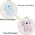 Louise Maelys Embroidery Kit for Beginners Adults, koala pattern Practice kit,Starters cross stitch kit including embroidery hoop, cloth,needles, ...
