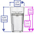 BUNDLE: Reflo Smart Cup (Clear 1-Pack) Open Training Cup, Toddler Cup, 360 Control-Flow, AND free training and use e-guide via QR code on packagin...