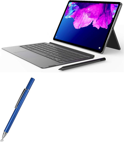 BoxWave Stylus Pen Compatible with Lenovo Tab P11 Pro - FineTouch Capacitive Stylus, Super Precise Stylus Pen for Lenovo Tab P11 Pro - Lunar Blue....