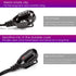 Acoustic Tube Earpiece with Mic for Motorola Walkie Talkies, Surveillance Headset and PTT Compatible with Motorola 2 Way Radios BPR40/CP/CLS/DTR/P...