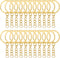 20Pcs Keychain Key Ring with Chain Bulk Split Key Chain,1.1 Inch Key Chains Parts with Open Jump Ring Connector for Jewelry Making Crafts (Gold)...