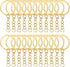 20Pcs Keychain Key Ring with Chain Bulk Split Key Chain,1.1 Inch Key Chains Parts with Open Jump Ring Connector for Jewelry Making Crafts (Gold)...
