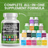 Clean Nutraceuticals Saw Palmetto 10000mg Pumpkin Seed Oil 3000mg Pygeum 3000mg Sunflower Lecithin 3000mg Stinging Nettle Cranberry - Prostate Sup...