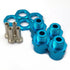 4Pcs 12mm to 17mm Wheel Hex Hub Adapter Conversion Extension for 1/10 RC Car Upgrade 1/8 Tires/Off-Road/Short Card/Big Foot tire(Blue)...