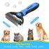 Dog Grooming Brush - Double Sided Dematting Undercoat Rake for Dogs & Cats - Extra Wide Dog Grooming Brush, Pet Brush for Shedding, Cat Brush,Dema...