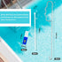 2 Set Pool Skimmer Basket Handle, 16" Stainless Steel Swimming Pool Skimmer Lid Lifting Hook with Pool Test Strip Holder Universal Skimmer Lid Lif...