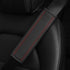 Breathable Leather car seat Belt Cover, seat Belt Shoulder pad to Protect The Shoulder and Neck, Driving More Comfortable (Red)...