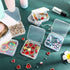5 Pcs Plastic Jewelry Storage Containers, Mini Clear Square Box Empty Case with Lid for Earplugs, Jewelry, Hardware or Other Small Crafts Boxes an...