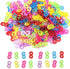 S Clips Rubber Band Clips 1000 Pieces Loom Rubber Band Clips Plastic Band Clips Connectors Refills Bracelet Kit Clip for Loom Bracelets DIY Making...