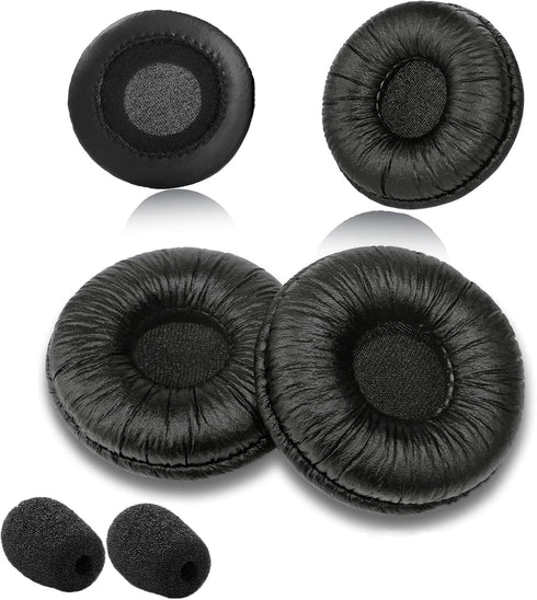 Ear Cushions for Plantronics Headset Replacement 50mm Ear Pads Compatible with Plantronics HW251N HW261N HW510 HW520 Blackwire C320 3210 3220 3320...