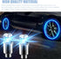 6 PCS Car Hot Wheels Wheel Hub Light, American Style Flashing Breathing Light with Inner Tube Valve, Cool Lighting Modification Accessories, for M...