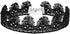 MILAKOO 8 Pcs Women Black Lace Choker 1.2" Width Necklace for Women Best Gifts...