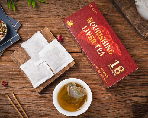 Premium 18 Flavors Liver Detox Tea,30 Tea Bags/5.3 Oz,Nourishing Liver with 18 Natural Herbs,for Liver Detox & Liver Protection Hebal Chinese Tea?...