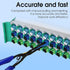 Optical Fiber Pliers Flange Fiber Optic Flange Clamp Efficient Fiber Connector Insertion and Removal Tool Fiber Flange Long Nose Pliers for SC and...