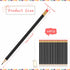 24 Pieces Round Pencils HB Graphite Pencils Wood Pencils with Eraser Cute Pencil Pack for School Drawing Sketching Wedding Office Supplies(Black)...
