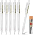6PCS Novelty Mechanical Pencil Set, 0.5mm Transparent Pen Shell Pencils with 60pcs Lead Refill, Suitable for Drafting, Sketching, Art Class, Writi...