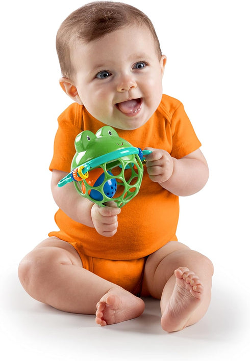 Bright Starts Little Shakers 6pc Gift Set - BPA-Free Easy-Grasp Baby Rattles and Teethers, Unisex, 3 Months+...