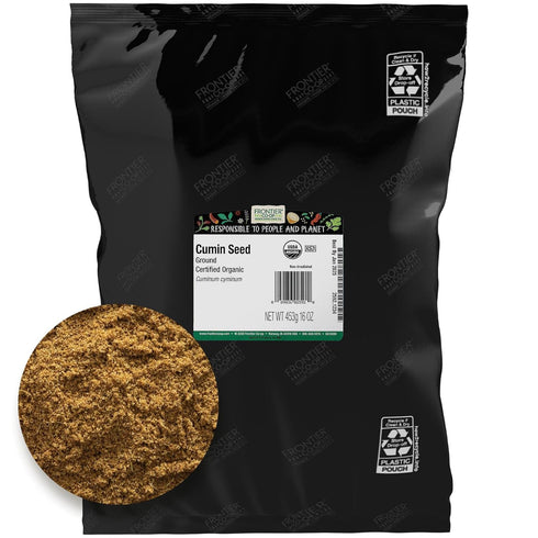 Frontier Herb Organic Ground Cumin Seed, 16 oz...