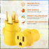 Welder Adapter, Compatible with NEMA 14-50P Male to 6-50R Female, 50 Amp 4 Prong to 3 Prong Welder Power Adapter, Generator Welder Dryer EV Charge...