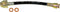 Dorman H381143 Rear Driver Side Brake Hydraulic Hose Compatible with Select Jeep Models...