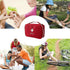 2Pack Portable Empty First Aid Bag Medical Storage Bag Mini Emergency Survival Pouch Bag for Camping Hiking Home Travel Red (2Pcs Red)...