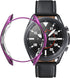 Compatible with Samsung Galaxy Watch 3 41mm 45mm Case,Soft TPU Fashion Plated Metal Color Frame Shock Resistant Proof Cover Protective Protector S...