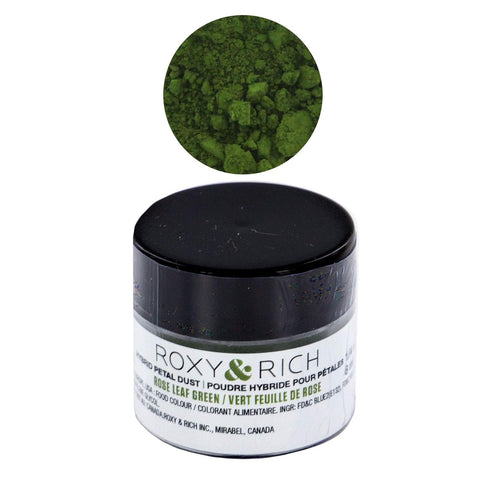 Roxy & Rich Hybrid Petal Dust Powder Food Color 8 Milliliters Volume, Rose Leaf Green...