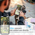 Airtag Dog Collar QR Code - IP68 Waterproof Integrated Air Tag Dog Collar Holder ID Tag - Free Pet Online Profile - Durable Natural Cotton Hemp - ...