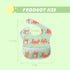 Little Dimsum 3 pack Baby Bibs Waterproof Bib Easy to Clean Feeding Bibs Weaning Bibs Adjustable Closed for Babies Toddlers with Large Pocket 6-36...