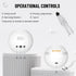 Wireless Bluetooth Speaker, Portable Speaker with 360° Surround Sound and LED Light Mode for Home, Outdoor, Festivals and Parties...