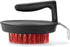 Outset 76621 Himalayan Salt Block, Pizza Stone and Cast Iron Pan Nylon Cleaning Brush with Stainless Steel Scraper, 5 x 4 x 3, Black...