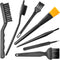 Computer PC Keyboard Laptop Electronics Camera Small Cleaning Brush Kit (Black, Set of 7)......