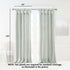 Madison Park Emilia Faux Silk Single Curtain with Privacy Lining, DIY Twist Tab Top, Room Darkening Window Drape for Living Room, Bedroom and Dorm...