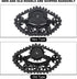 RC Military Truck Wheels 4pcs, Rubber Crawler Tire Wheel Tyre for WPL 1/16 RC Vehicle...