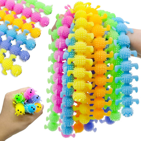 12 Pack Stretchy Fidget Toy,Stretchy String Fidgets Sensory Toys,Colorful Stretchy Strings Fidget Toy for Children's Day Gift,Kids,Adults Stress R...