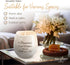 Pavilion Light Your Way Memorial Ceramic Vessel - 100% Soy Wax Candle with "In Remembrance Of My Mother's Eternal Light And Love" Text, Decorative...