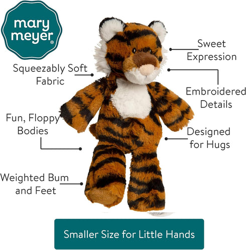 Mary Meyer Marshmallow Zoo Stuffed Animal Soft Toy, 9-Inches, Junior Tiger, 1 ea...