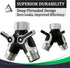 Hose Splitter 2 Way, Heavy Duty Metal Connector, Two Way Garden Hose Splitter, High Flow Spigot Faucet Bib Adapter, Solid Double Y Shut Off Valve ...