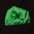 Fine Emerald Green 100% Silk Pocket Square Full-Sized 16"x16"...