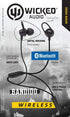 Wicked Audio Bandido Wireless — Bluetooth Earbuds with Microphone and Track Control — Wireless Headset with Metal Housing, Loop and Fin Attachment...