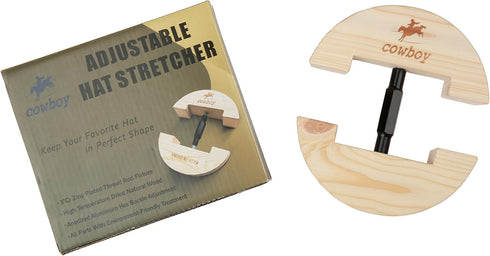 Cowboy Hat Stretcher,Small Size 6 1/2 to 9 1/2-Colourful Adjustable Buckle Heavy Duty (Small, Black)...