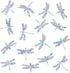 30 Pieces Dragonfly Anti-Collision Window Clings - Glass Reminder Prism Decals - Avoid Birds Strikes – Decorate Your Glass Doors, JD012QINGTING...