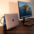 3-Slot Vertical Laptop Stand Holder,Adjustable ABS Plastic Desktop Notebook Dock,Vertical Laptop Stand Space-Saving for All MacBook/Surface/Samsun...