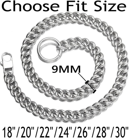putouzip Choker With Tail Necklace For Women Cuban Link Chain Stainless Steel Funny Sexy Punk Rock Jewelry(Sexy O Pendant Necklace,24inch)...