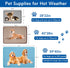 Dog Cooling Mat Cooling Pad for Dog, Washable Cooling Blanket Cushion for Kennel Sofa Bed Floor Car Seats,Travel Summer Dog Pad Made of Ice Silk (...
