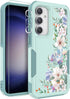 for Samsung Galaxy S23 FE 5G Case with Screen Protector + Camera Lens Protector: Cute Flower Floral Design for Girls Women Slim TPU Bumper Silicon...
