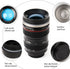 Camera Lens Coffee Mug,Travel Coffee Cup,Stainless Steel Lens Mug Thermos Camera Lens Mug with Lid and Spoon,Cool Gifts for Photographers Men and ...