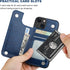 ONETOP Compatible with iPhone 13 Wallet Case with Card Holder, PU Leather Kickstand Card Slots Case, Double Magnetic Clasp Durable Shockproof Cove...