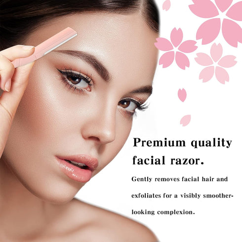 Eyebrow Razor Dermaplaning Tool Sangle Sopffy 6 Pcs Face Razors for Women Sensitive Skin Eyebrow Trimmer Facial razor Face shavers with Safety Cov...